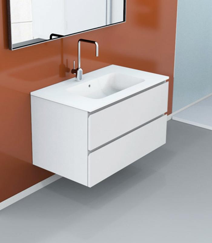 Mobile sottolavabo bagno sospeso per lavabo da incasso