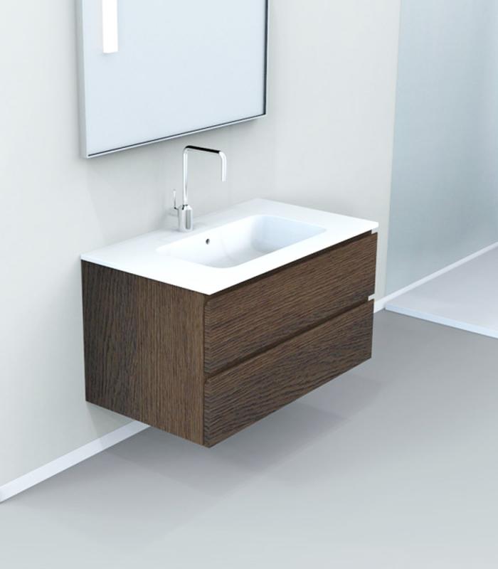 Mobile sottolavabo bagno sospeso per lavabo da incasso