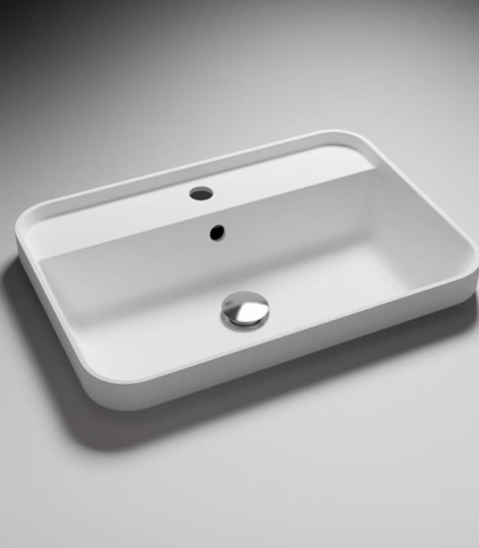 lavabo da incasso bianco