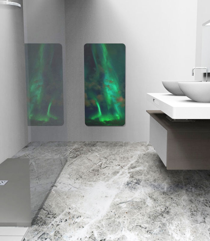Termoarredo elettrico di design 